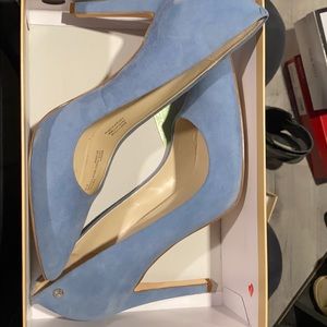 Calvin klein suede light blue shoes Size 12